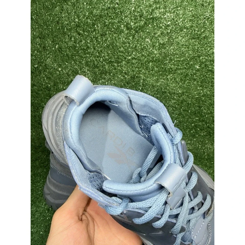 Reebok Cardi B Classic Leather Shoes Womens‎ Size 5.5 Mens 4 Blue Trail Sneakers